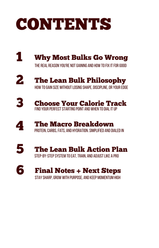 The Lean Bulk Guide for Skinny Lifters